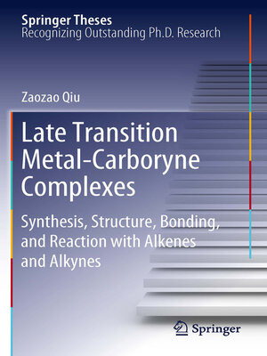 cover image of Late Transition Metal-Carboryne Complexes
